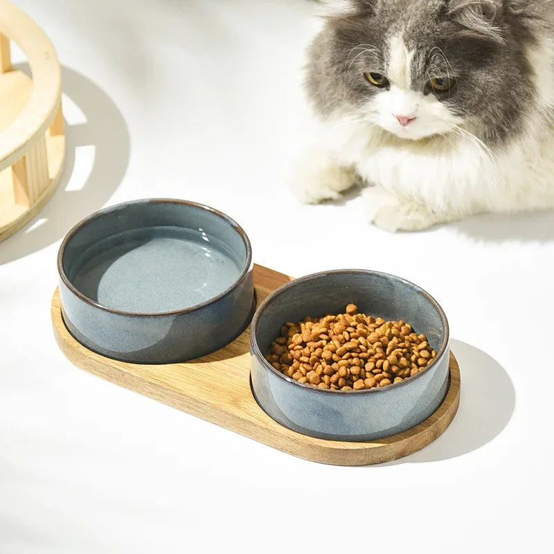 Ceramic Cat Food/Water Bowl