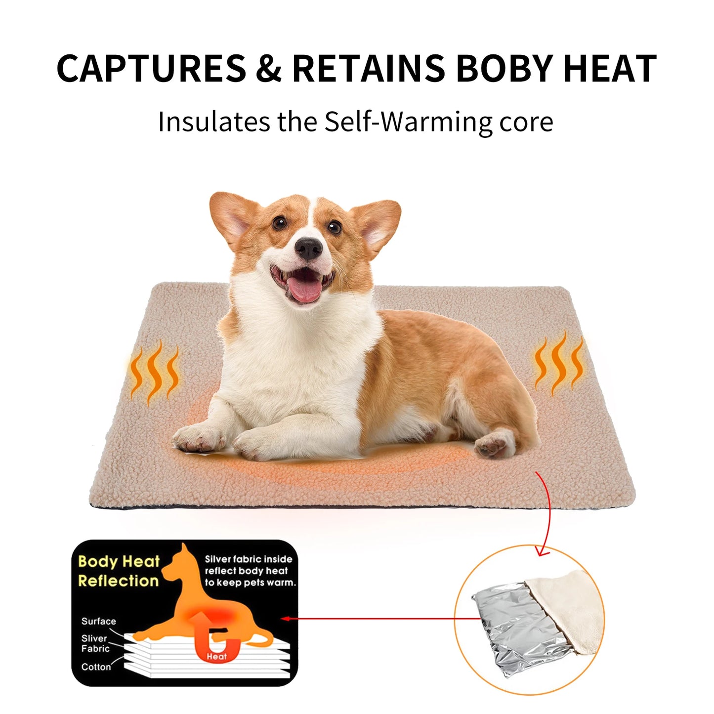 Self-Heating Pet Mat - Purr-fect Picks