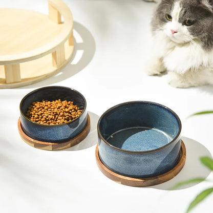 Ceramic Cat Food/Water Bowl