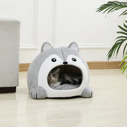 Cute Fluffy Cat Bed