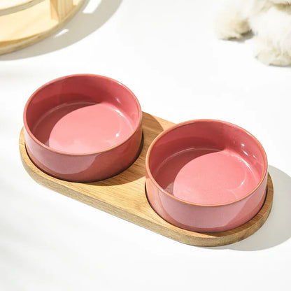 Ceramic Cat Food/Water Bowl