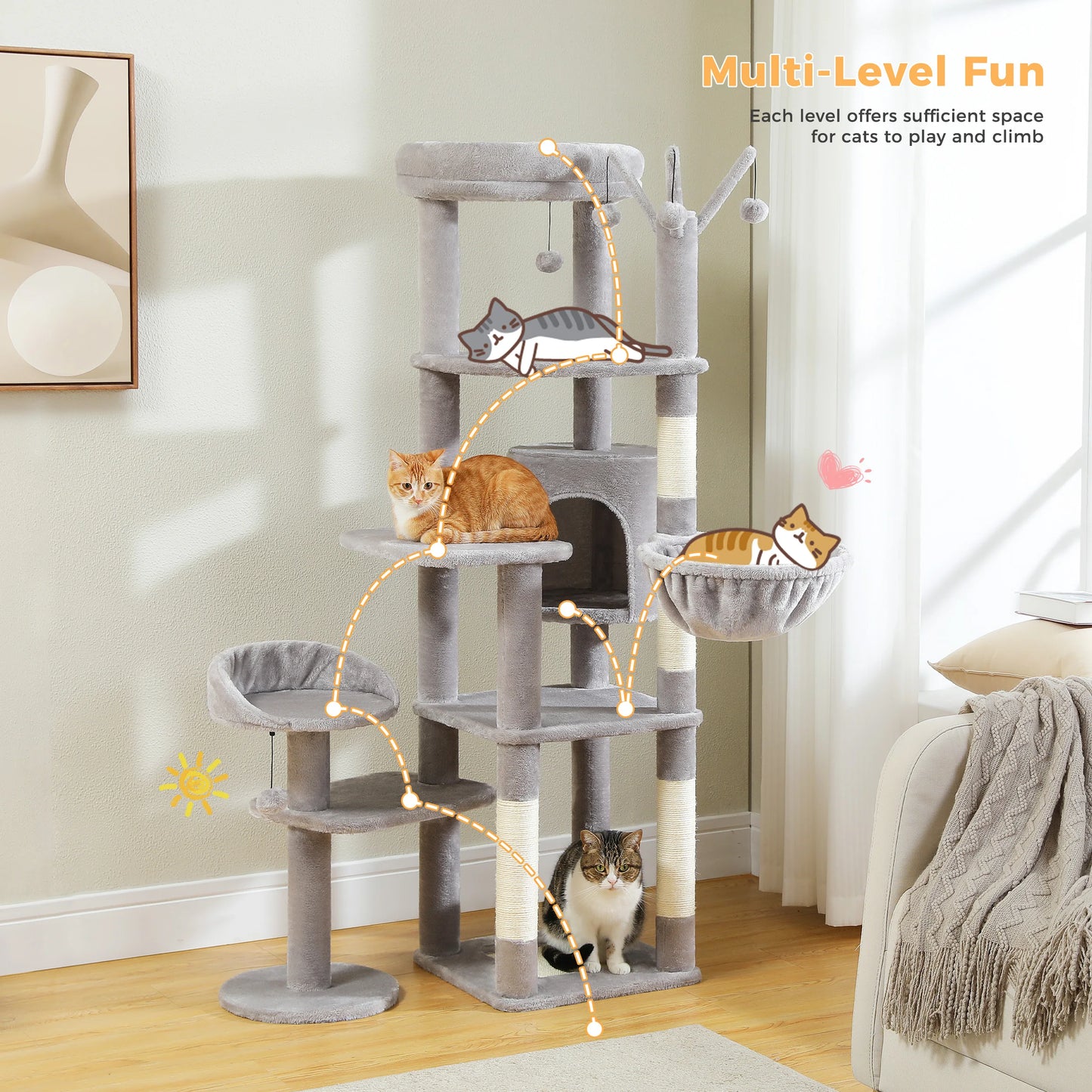 Multi-Level Cactus Cat Tree