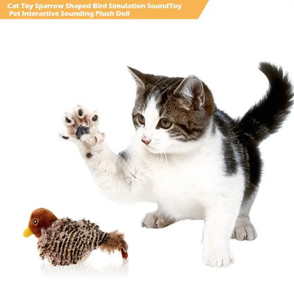 Interactive Cat Toy Bird