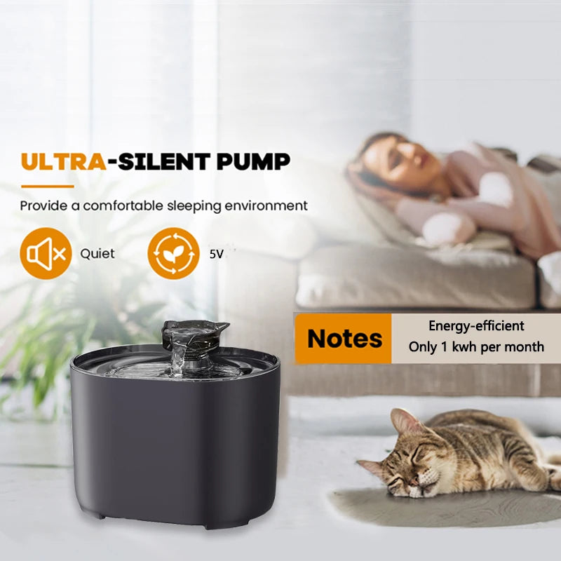 Purr-fect Flow Automatic Cat Fountain